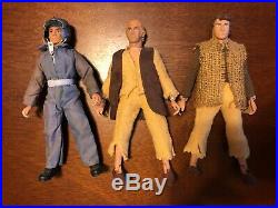 11 Original Planet of the Apes 7 8 Action Figures / Dolls by MEGO 1970s Lot