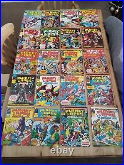 122x Planet Of The Apes Marvel UK Comics 1970's Issues #2 #123 Job Lot