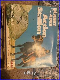 1967 1970's MEGO Planet of the Apes Action Stallion Horse Complete Rare Remote 5