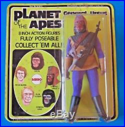1967 MEGO Planet Of The Apes GENERAL URSUS 8 ACTION FIGURE UNPUNCHED NEW IN BOX