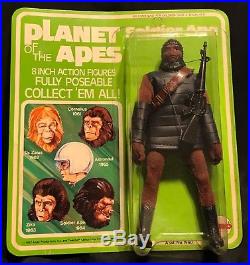 1967 Mego Planet Of The Apes Soldier Ape Figure 8 Sealed Package Unpunched Card