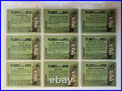 1967 Planet Of The Apes Complete Set Of Green Back Cards Rare