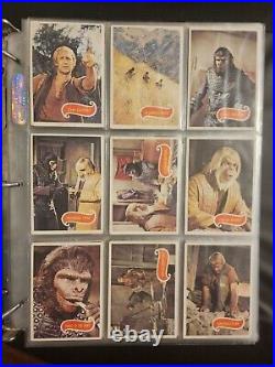 1967 Planet Of The Apes TV Series Trading Cards Full Collection Of 65 Cards