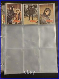 1967 Planet Of The Apes TV Series Trading Cards Full Collection Of 65 Cards