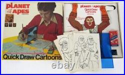 1967 Planet of the Apes Pressman Quick Draw Cartoons Near Complete SUPER RARE