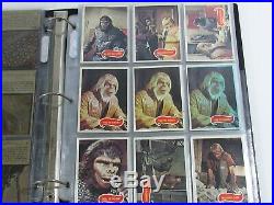 1967 Planet of the Apes Trading Cards Complete Set of 66 Cards plus repetitions