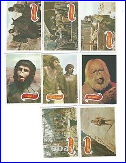 1967 Topps PLANET OF THE APES Green Backs Complete Set of 44 Trading Cards