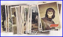 1967 Topps Planet Of The Apes Complete 66 Card Set Tv Series Ex-nm