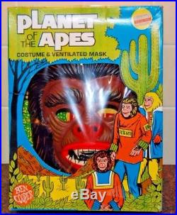1968 Ben Cooper Planet Of The Apes Halloween Costume WARRIOR LARGE 12 14