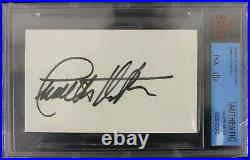 1968 Charlton Heston Planet of the Apes Signed 3x5 Index Card (JSA/Beckett)