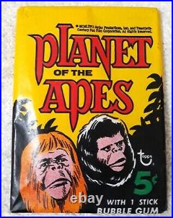 1968 PLANET OF THE APES 1st Movie Topps Wax Pack