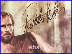 1968 Planet Of The Apes Charlton Heston Signed Coa Autograph & Not Personalized