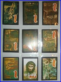 1969 Planet Of The Apes Complete(44) Card Set A&bc (rare England Version)