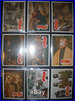 1969 Planet Of The Apes (green Backs) Complete Card Set Nmmt Topps