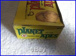 1969 Topps Green Back Planet Of The Apes Pota Empty Wax Pack Card Display Box #2