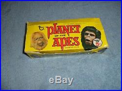 1969 Topps Green Back Planet Of The Apes Pota Empty Wax Pack Display Card Box