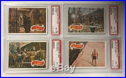 1969 Topps PLANET OF THE APES Complete PSA Graded Set 7.02 Average 44 Cards