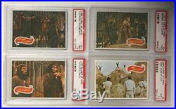 1969 Topps PLANET OF THE APES Complete PSA Graded Set 7.02 Average 44 Cards
