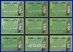 1969 Topps PLANET OF THE APES Green Backs Complete Set of 44 Trading Cards NICE