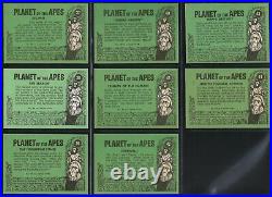 1969 Topps PLANET OF THE APES Green Backs Complete Set of 44 Trading Cards NICE