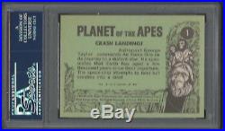 1969 Topps Planet of the Apes #1 PSA 9 MINT Highest Graded