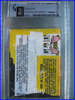 1969 Topps Planet of the Apes Wax Pack with Gum GAI 8.5 Low Pop Unopened