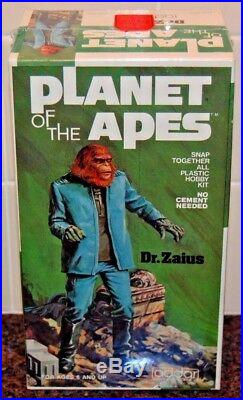 1973 Planet Of The Apes Dr. Zaius Rare NIB, Shrink is Tight Addar Model Kit