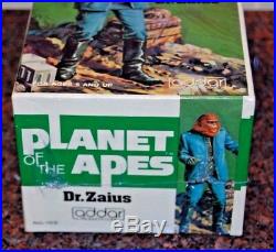 1973 Planet Of The Apes Dr. Zaius Rare NIB, Shrink is Tight Addar Model Kit