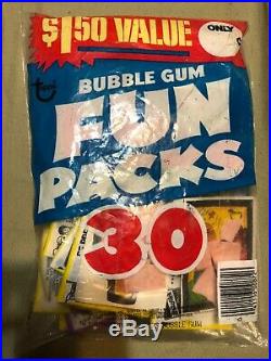 1974-75 Topps Fun Bag Planet of the Apes, Creature Feature, Wacky Package