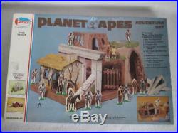 1974 AMSCO Planet of The Apes Adventure Playset Adventure Set Vintage