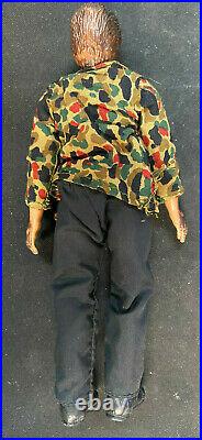 1974 Ahi Azrak Hamway Action Ape Man Orig. Camouflage Jacket, Black Pants, Boots