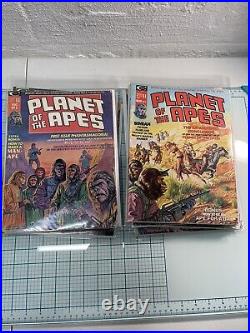 1974 CURTIS PLANET OF THE APES 10 COMIC LOT #1-10 Key Issues LARKIN MOENCH