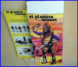 1974 Cipsa Planet Of The Apes General Urko In Repro Box Cipsa Mego Mexico