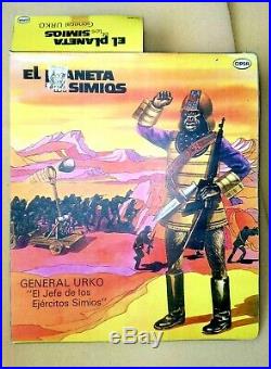 1974 Cipsa Planet Of The Apes General Urko In Repro Box Cipsa Mego Mexico