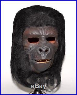1974 Don Post Planet Of The Apes Mask GORILLA Soldier Vintage Monster Mask NICE