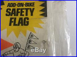 1974 Lot Set 4 Planet of the Apes Add-On-Bike Safety flag-unused sealed in pkg