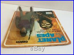 1974 Mego Palitoy Planet of the Apes metallic green haired variant Galen MOUC