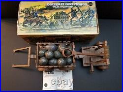 1974 Mego Vintage PLANET OF THE APES CATAPULT & WAGON SET Complete With BOX