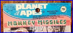 1974 PLANET OF THE APES Original LARAMI MONKEY MISSLES Sealed On The CARD