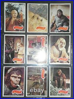 1974 Planet Of The Apes Complete(66) Card Set & Wrapper Topps