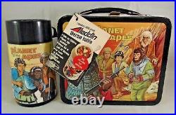 1974 Vintage Aladdin Planet Of The Apes Lunchbox & Thermos Wow See Pics