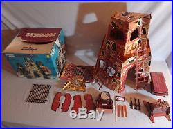 1974 Vintage Mego POTA Planet of the Apes FORTRESS Playset with Box COMPLETE