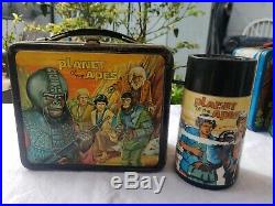 1974 Vintage Planet Of The Apes Metal Lunchbox, Great Addition, with Thermos