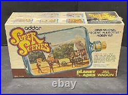 1975 Planet Of The Apes Addar Super Scenes Jail Wagon Model Kit Sealed