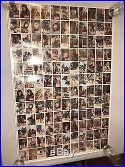 1975 Topps Planet Of The Apes Cards UNCUT SHEET Beautiful Condition