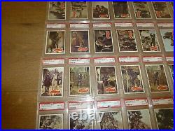 1975 Topps Planet of the Apes Card Set COMPLETE 1-66 PSA graded 8+ with Wrapper