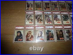 1975 Topps Planet of the Apes Card Set COMPLETE 1-66 PSA graded 8+ with Wrapper