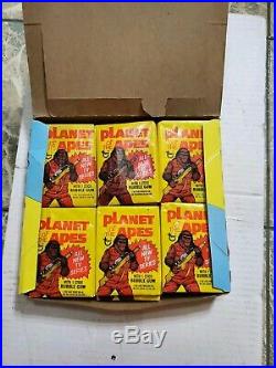 1975 Topps Planet of the Apes Full Wax Box 36 Packs Nice! Very Rare set-complete