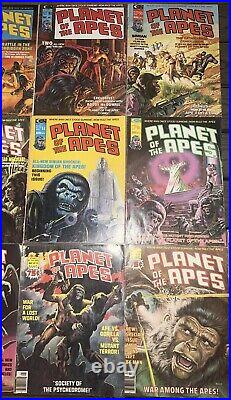 1975curtis Planet Of The Apes 17 Comic Lot #1-3, 6-11, 13, 16, 18-20, 22, 24, 26