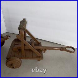 1976 PLANET OF THE APES Original MEGO CATAPULT AND WAGON SET